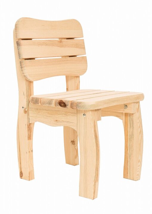 DEOKORK Masívna záhradná stolička z borovice VIKING (40 mm)