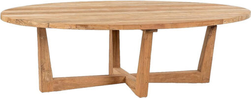 DEOKORK Záhradný masívny teakový stôl FLORES RECYCLE (rôzne dĺžky) 260x120 cm