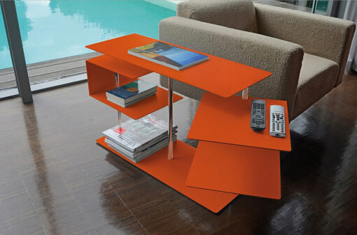 Radius design cologne Stolík RADIUS DESIGN (X-CENTRIC TABLE 2 orange 570B) oranžový