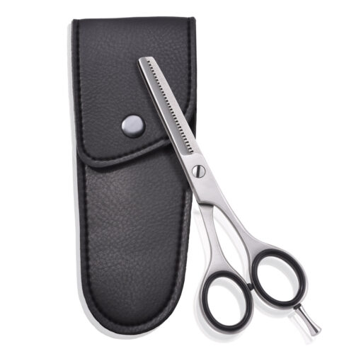 Blumfeldt Alpha Premium, efilačné nožnice, extra ostré, jednostranné mikro ozubenie, vrátane puzdra nožnice
