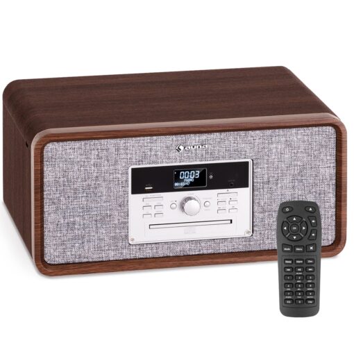 Auna Bella Ann, stereo systém, gramofón, rádio DAB+/UKW, USB, bluetooth