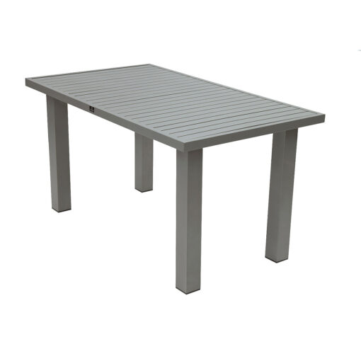 DEOKORK Hliníkový stôl výškovo nastaviteľný 140x80 cm TITANIUM (2v1)